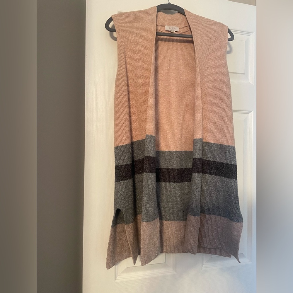 Women's Color Block Sleeveless Sweater Vest